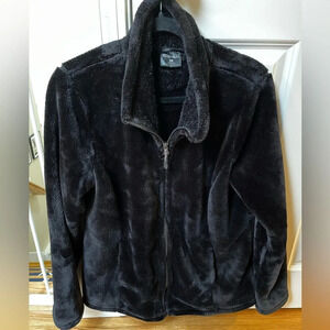 32 Heat Fuzzy Full Zip Sweatshirt- Size Large